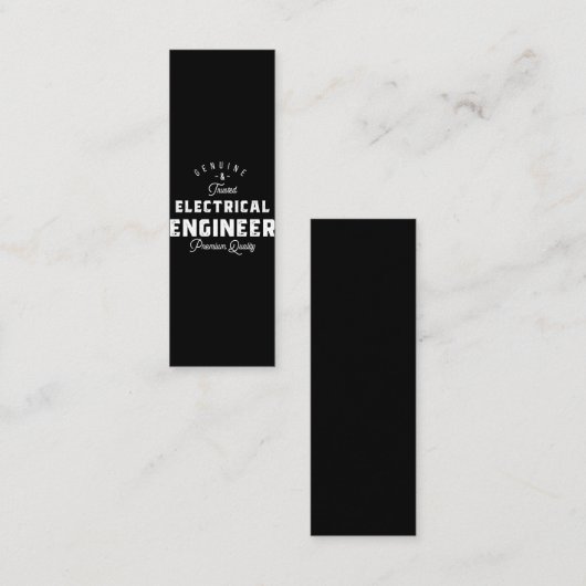 電気技術者への贈与 ロイヤリティカード (正面/裏面)