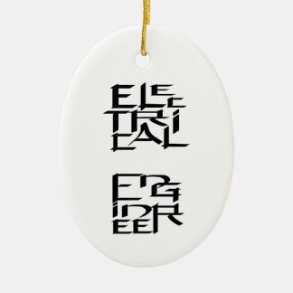 電気技術者キャラクター セラミックオーナメント