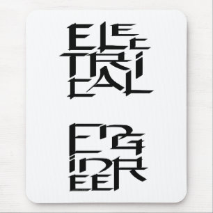電気技術者キャラクター マウスパッド