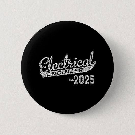 電気技術者卒業2025 缶バッジ (正面)