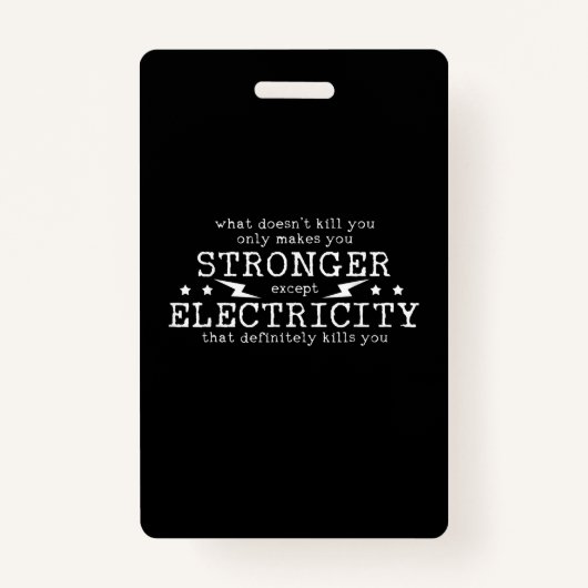 電気技術者電気 バッジ (正面)