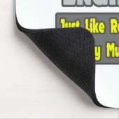 電気技術者頭が切れる.. マウスパッド (コーナー)