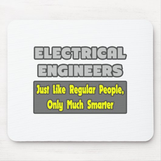 電気技術者頭が切れる.. マウスパッド (正面)
