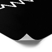 電気抵抗シンボルおもしろいエンジニア回路 ポスター (角)