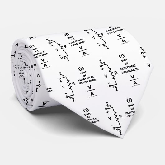 電気抵抗物理学の単位をOhmする ネクタイ (ロール)