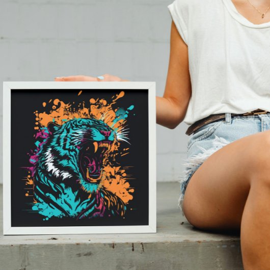 電気捕食者；轟音の虎 ポスター