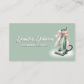 電気掃除機ガーリーの住宅清掃サービス 名刺 (裏面)