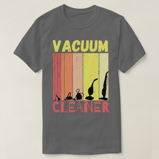 電気掃除機1 Tシャツ (デザイン正面)