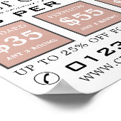 電気掃除機、カーペットクリーナー、クリーニングサービス ポスター (角)