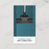 電気掃除機、カーペットクリーナー、クリーニングサービス 名刺 (正面)