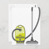 電気掃除機 ポストカード (正面/裏面)