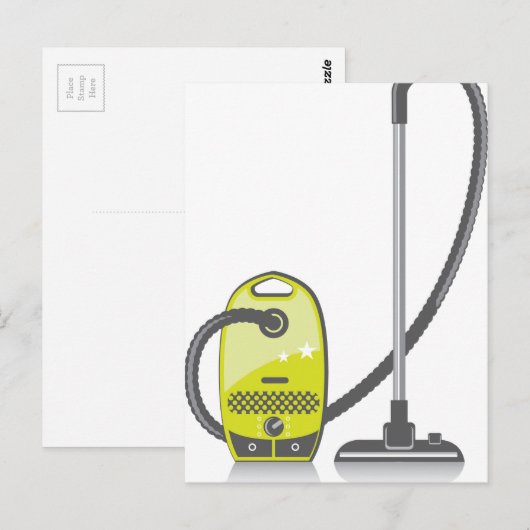 電気掃除機 ポストカード (正面/裏面)