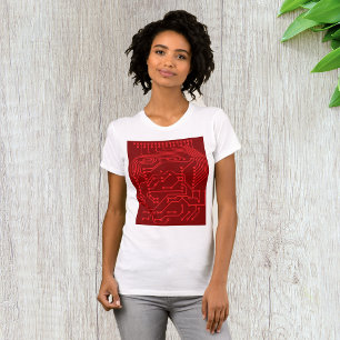 電気方式の女性Tシャツ Tシャツ