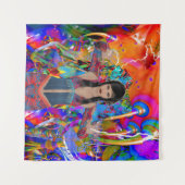 電気旅行者 タペストリー (正面(横))