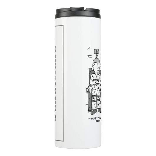 電気椅子の故障の漫画おもしろい- タンブラー (裏面)