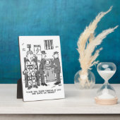 電気椅子の故障の漫画おもしろい- フォトプラーク (側面)