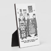 電気椅子の故障の漫画おもしろい- フォトプラーク (側面)