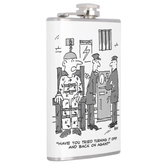 電気椅子の故障の漫画おもしろい- フラスク (右)