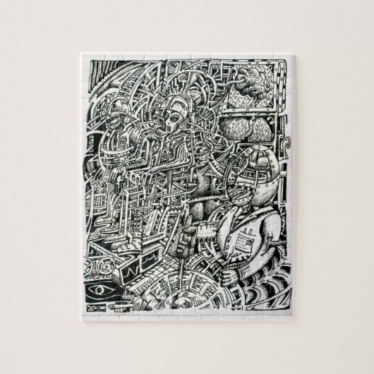 電気椅子、またはシステムへの衝撃 ジグソーパズル (縦)