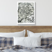 電気椅子、Brian Benson著 キャンバスプリント (インサイチュ (寝室))