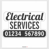 電気業務 シール (シート)