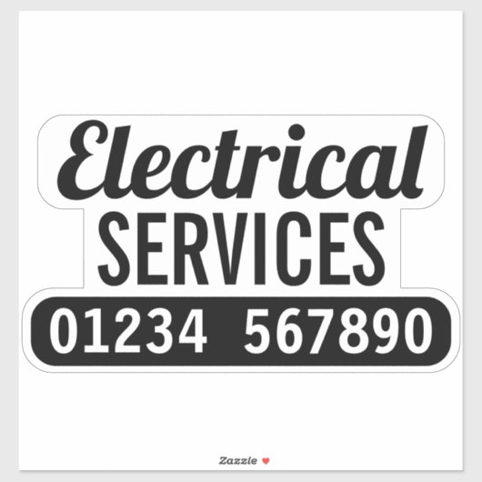 電気業務 シール (シート)