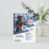 電気業務 ポストカード (スタンド正面)