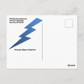 電気業務 ポストカード (裏面)