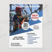 電気業務 ポストカード (正面)