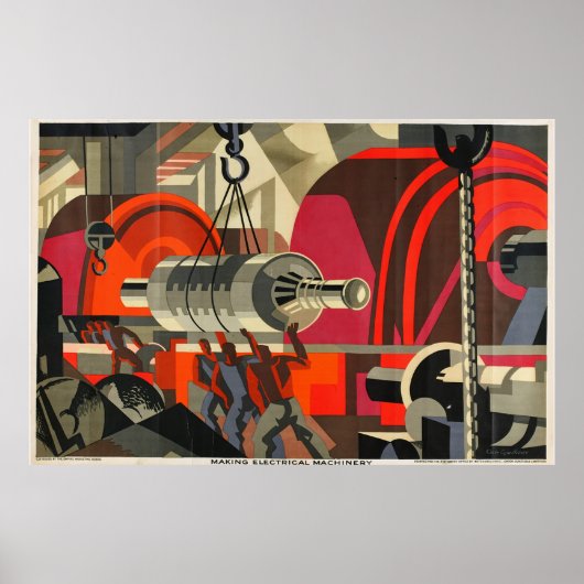 電気機械工業用ポスター ポスター (正面)