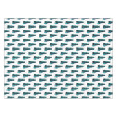 電気機関車の漫画イラストレーション テーブルクロス (正面(横))