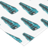 電気機関車の漫画イラストレーション テーブルクロス (アングル)