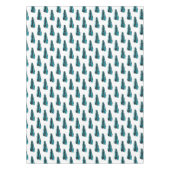 電気機関車の漫画イラストレーション テーブルクロス (正面)