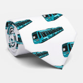 電気機関車の漫画イラストレーション ネクタイ (ロール)