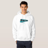 電気機関車の漫画イラストレーション パーカ (正面フル)