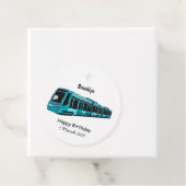 電気機関車の漫画イラストレーション フェイバータグ (インサイチュ)