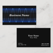 電気波の背景 名刺 (正面/裏面)