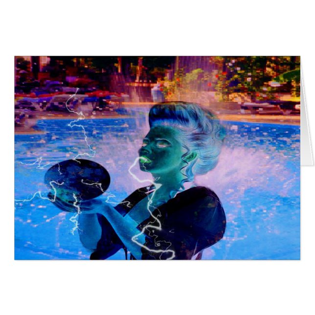 電気泳ぐ人 (正面横)