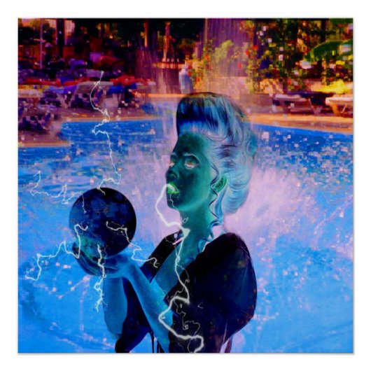 電気泳ぐ人 ポスター (正面)