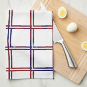 電気溝グリッド キッチンタオル (四つ折り)