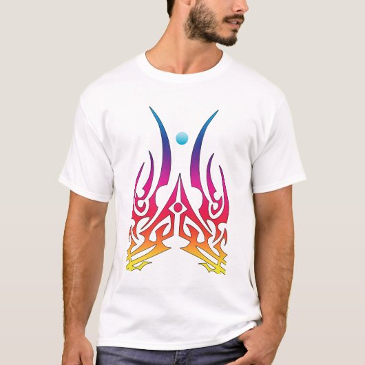 電気火災 Tシャツ (正面)