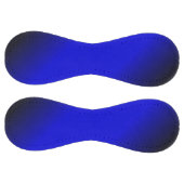 電気無地の青 ソフトボール (パネル)