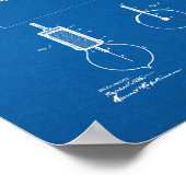 電気照明特許のテスラシステム – Bluepri ポスター (角)