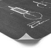 電気照明特許のテスラシステム – Chalkbo ポスター (角)