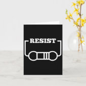 電気物理学おもしろいのシャツ数学のジョークに抵抗 カード (黄色い花)