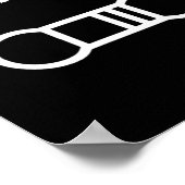 電気物理学おもしろいのシャツ数学のジョークに抵抗 ポスター (角)