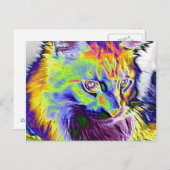 電気猫 ポストカード (正面/裏面)