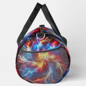 電気稲妻の明るい色 ダッフルバッグ (右)