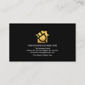 電気稲妻ストカラフルライク電気技師 名刺 (裏面)