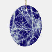 電気稲妻スパークセラミックスラウンドオーナメント セラミックオーナメント (右)